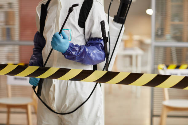 Professional Blood Cleanup technician working in Valmeyer, IL